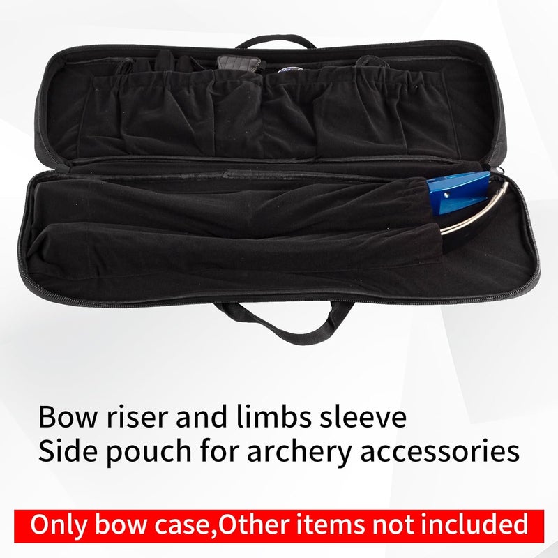SP.G Takedown Recurve Bow Case - Double Layer Bag for Storage and Arrow, Portable Outdoor Archery Soft Case for Adult and Youth - Image 4
